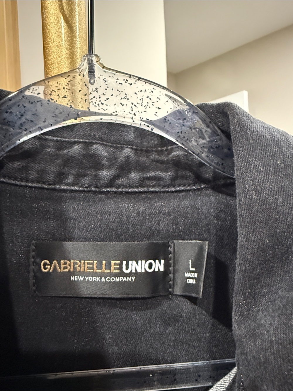 Gabrielle Union Womens Black Zip-Front Utility Jumpsuit. Large. GUC!🔥 - Picture 3 of 4